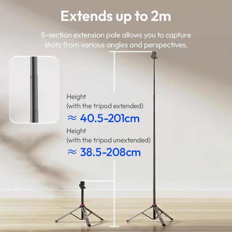 Ulanzi MT-89 Quick-Release Tripod Stand with Cold Shoe Mount