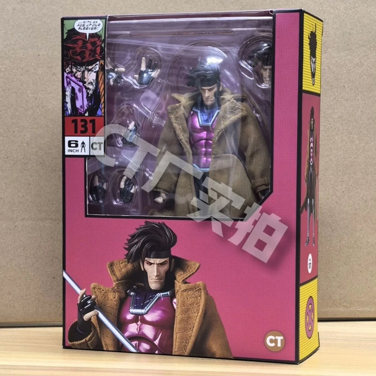 Gambit Mafex 131 X-Men Action Figure - Collectible Anime Model