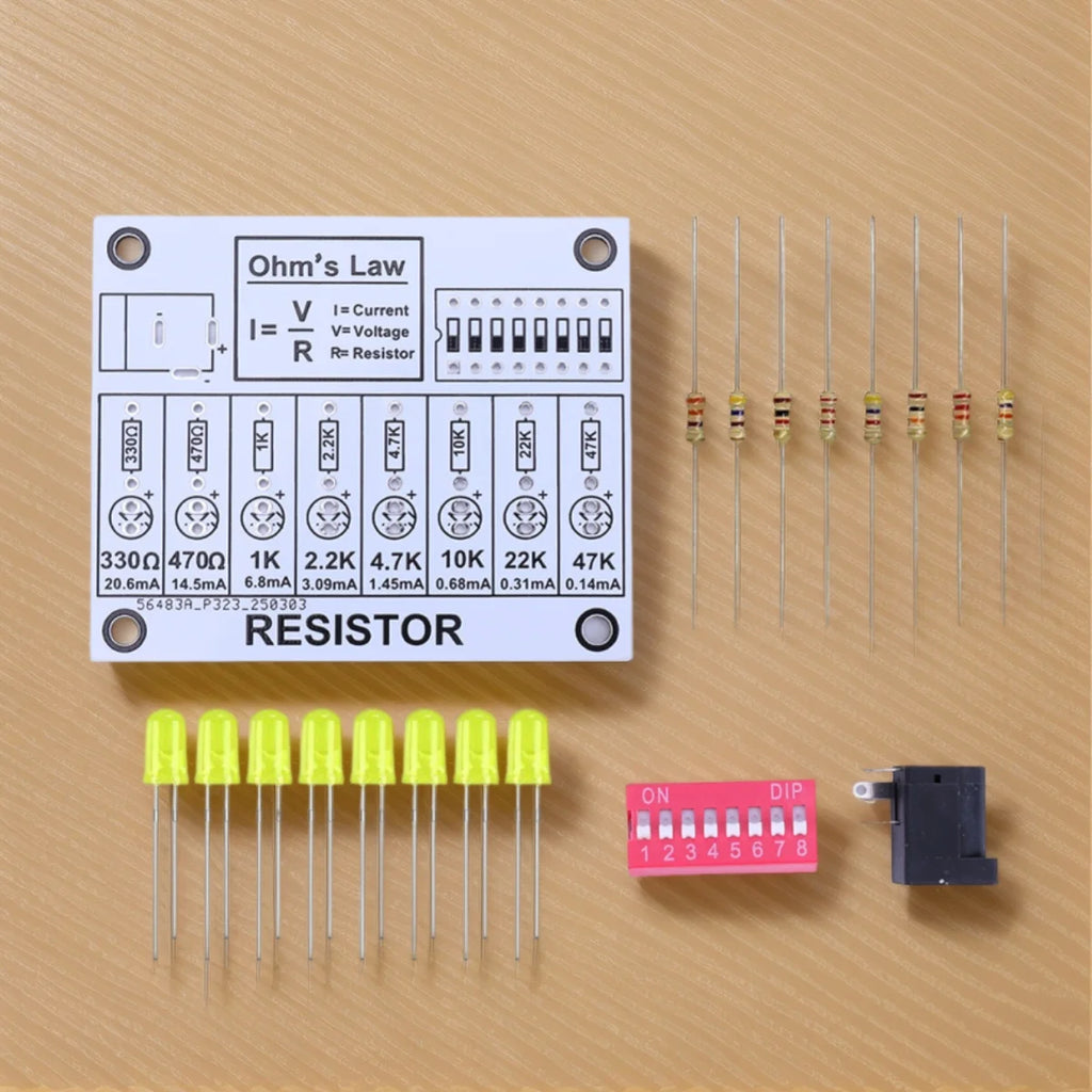 Ohm Law DIY Soldering Kit - Fun Electronic Circuit Learning