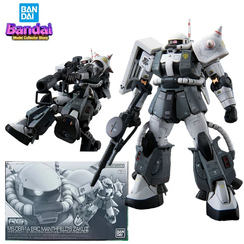 Bandai RG MS-06R-1A Zaku II Action Figure - Mobile Suit Gundam