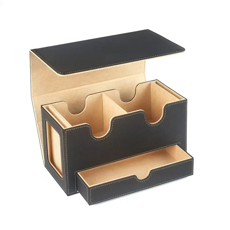 Commander Trading Card Deck Storage Box - Triple Sleeved TCG Case