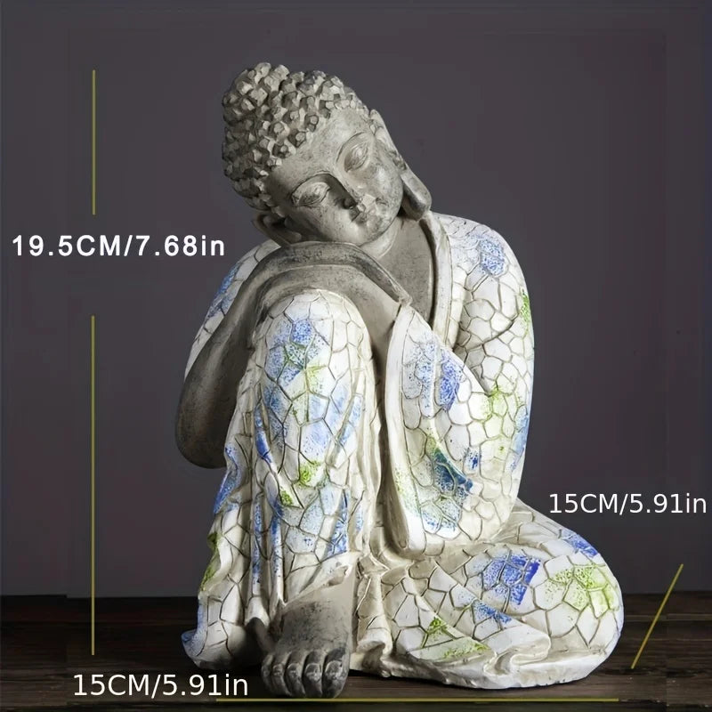 Elegant Zen Buddha Stone Decor for Tranquil Micro Landscapes
