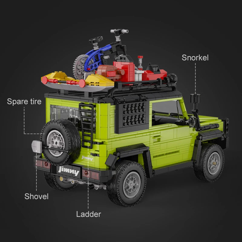 Cada Remote Control Off-Road Building Block SUV Car for Kids
