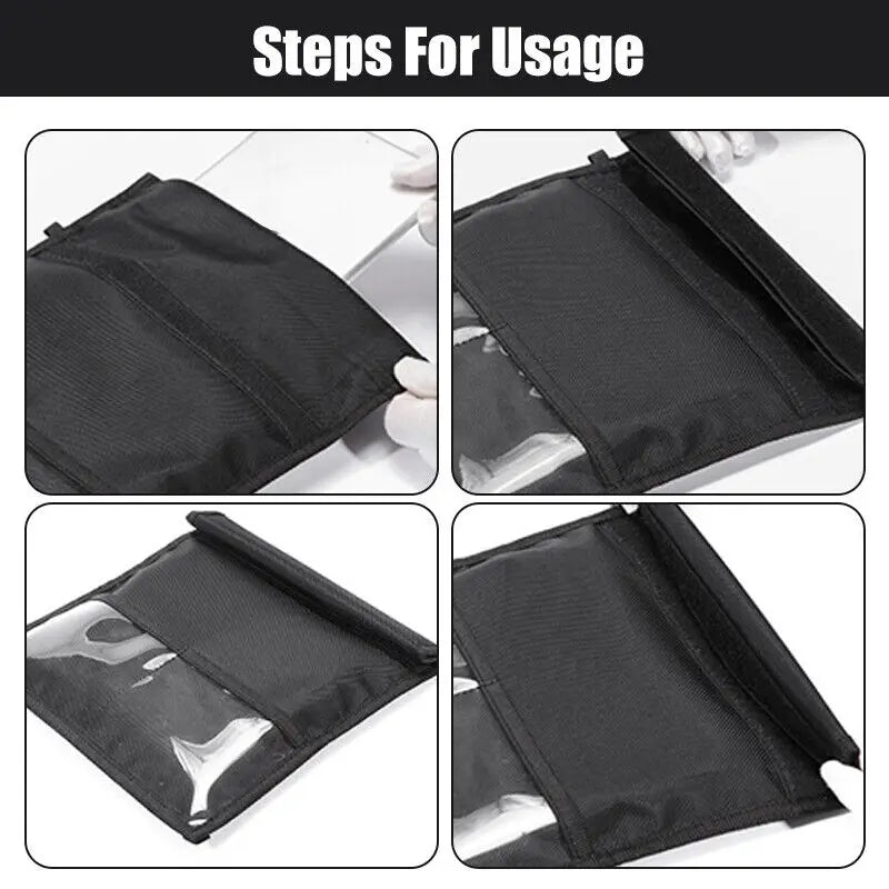 RFID Blocking Pouch - Anti-Tracking Faraday Bag for Phones & IDs