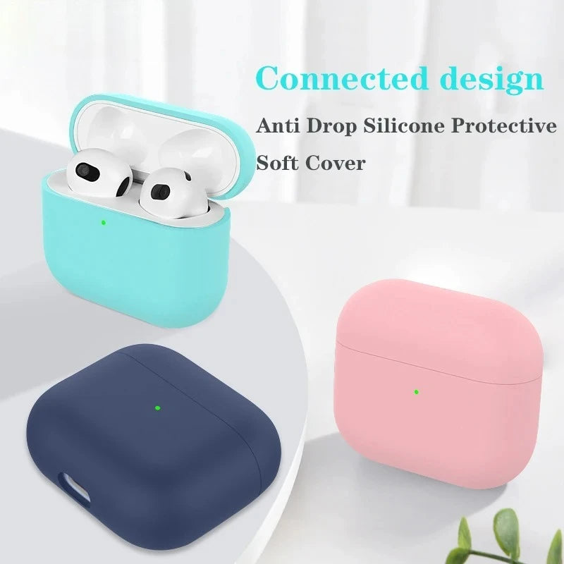 Premium Liquid Silicone Earphone Case for AirPods Pro 3 & 2
