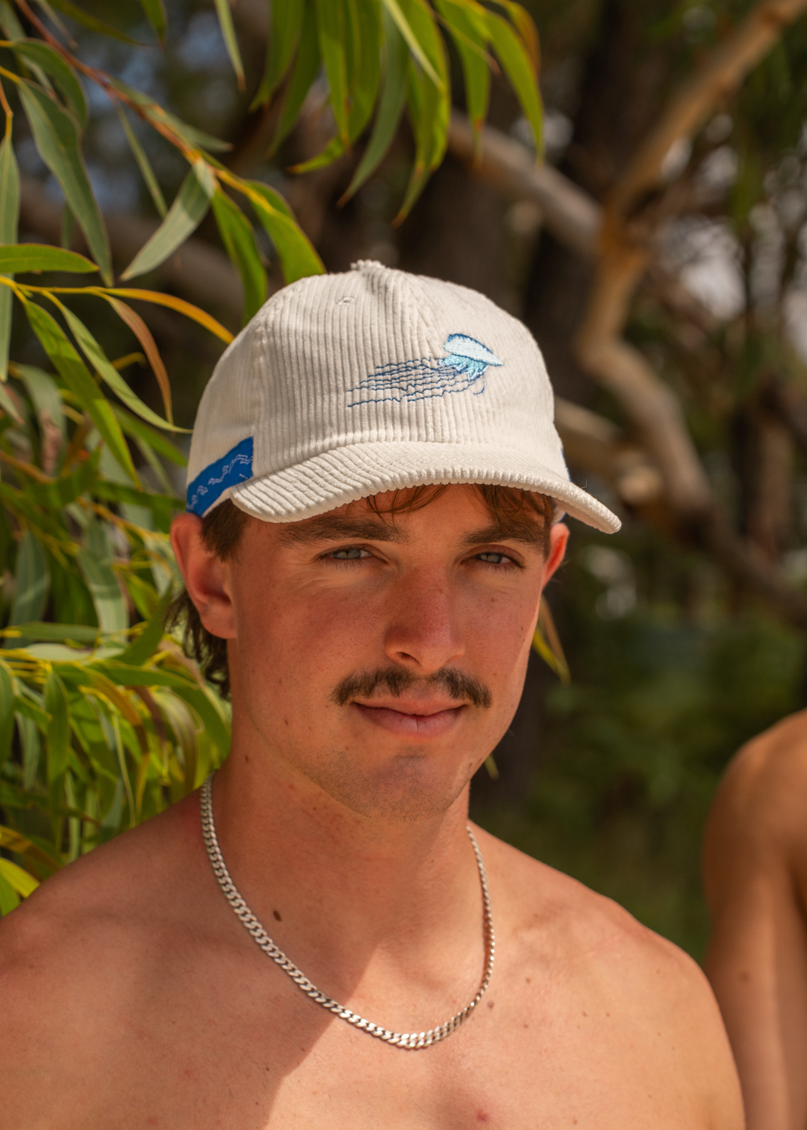 Vintage Corduroy Bluebottle Hat - Stylish Beachwear for Wave Riders