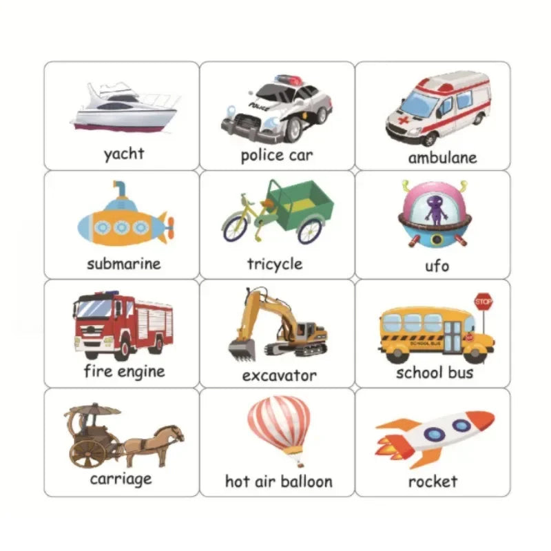 Montessori Emotion & Weather Learning Flash Cards for Kids
