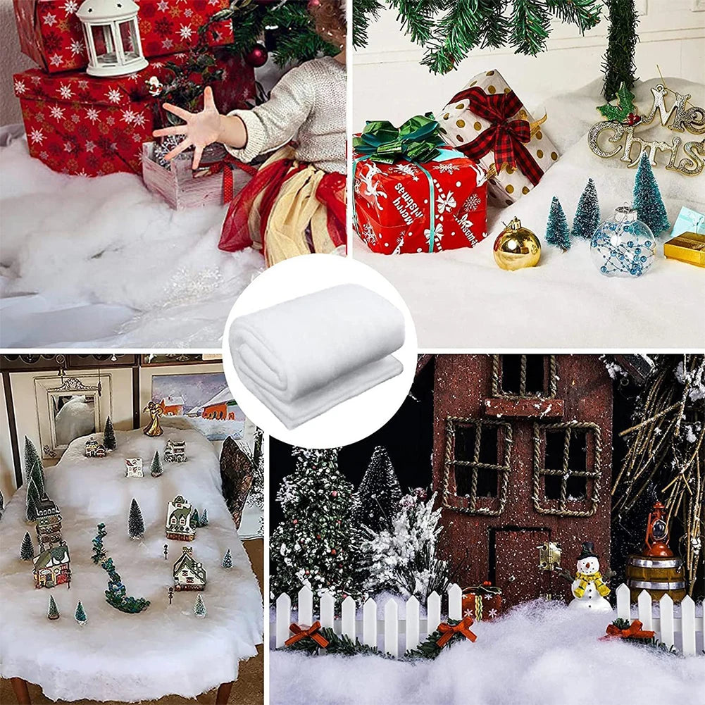 Enchanting Snow Blankets for Winter Decor - Realistic Artificial Snow