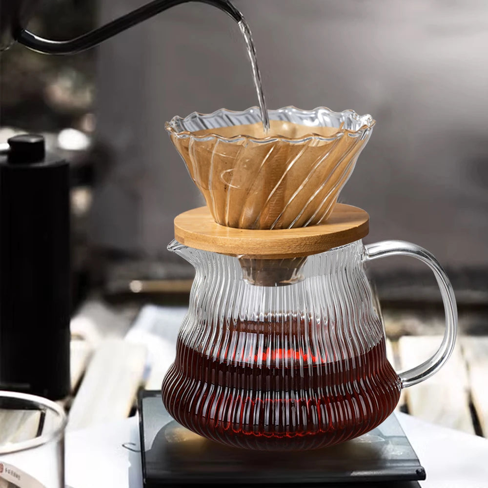 MYVIT Reusable 600ml Coffee Filter Cup Set - Hand Brew Perfection