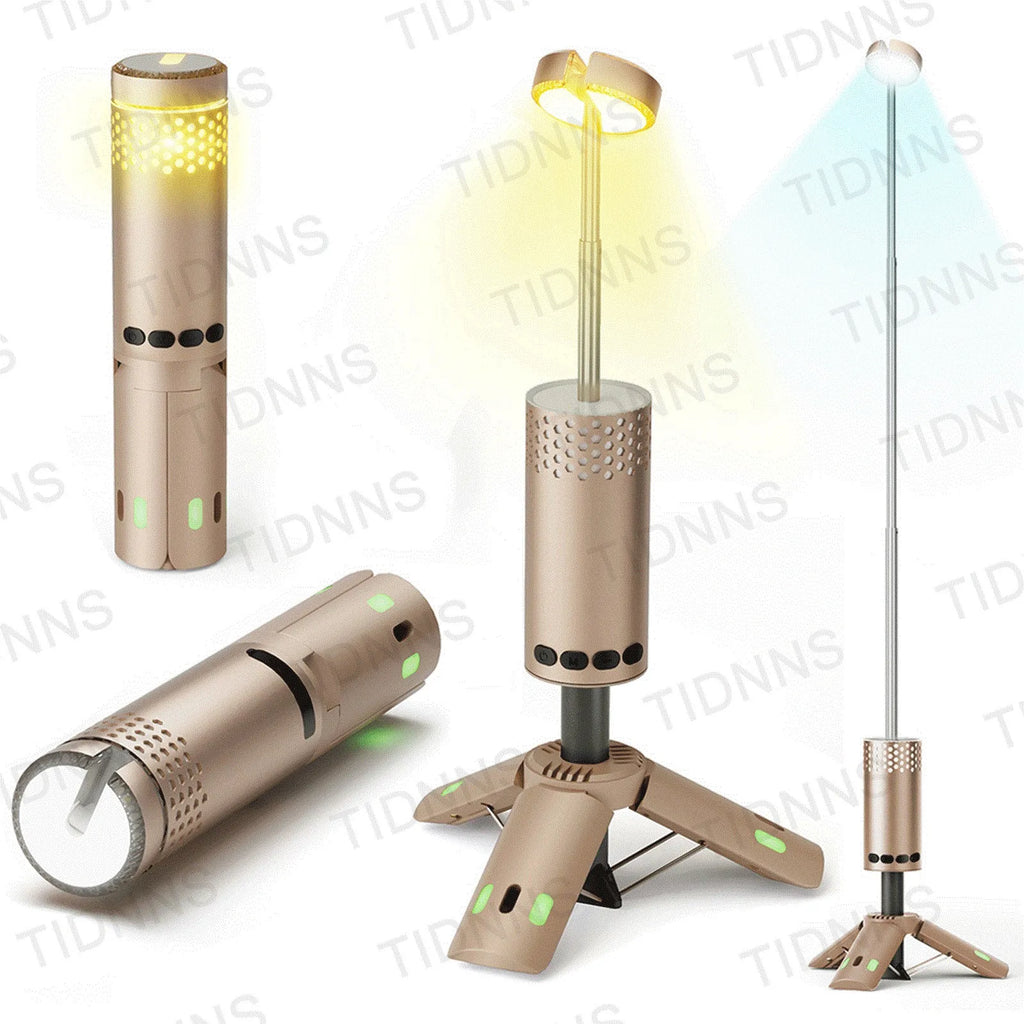 10000mAh Rechargeable LED Camping Lantern with Magnetic Flashlight