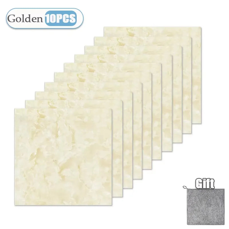 Thickened Self-Adhesive Marble Tile Stickers - Waterproof & Durable