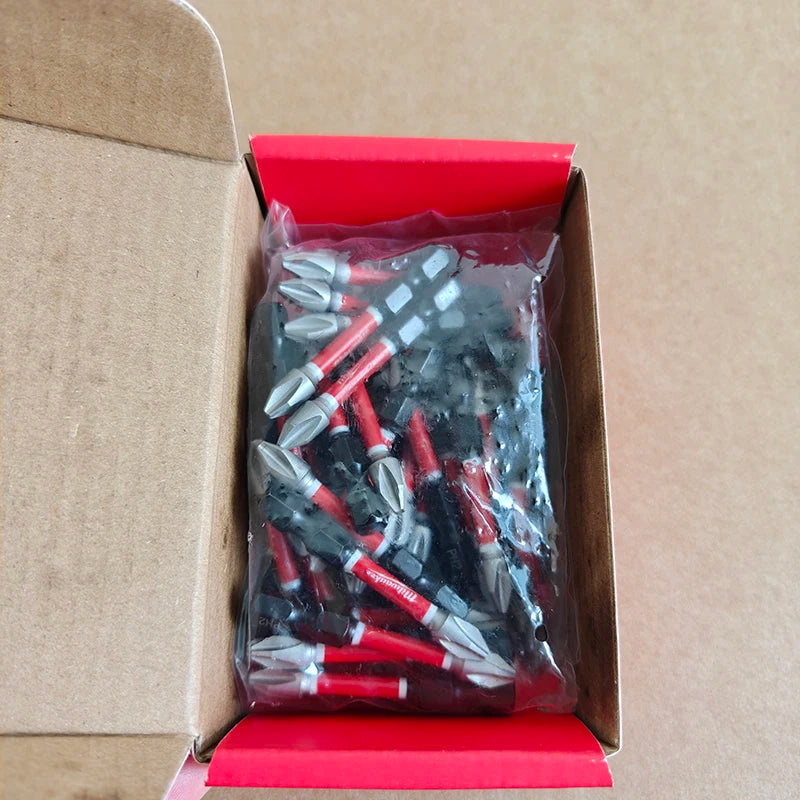 Milwaukee PH2 50mm Impact Duty Screwdriver Bits - 50 Pack
