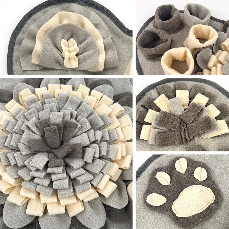 Interactive Dog Snuffle Mat - Anxiety Relief & Fun Squeaky Toy