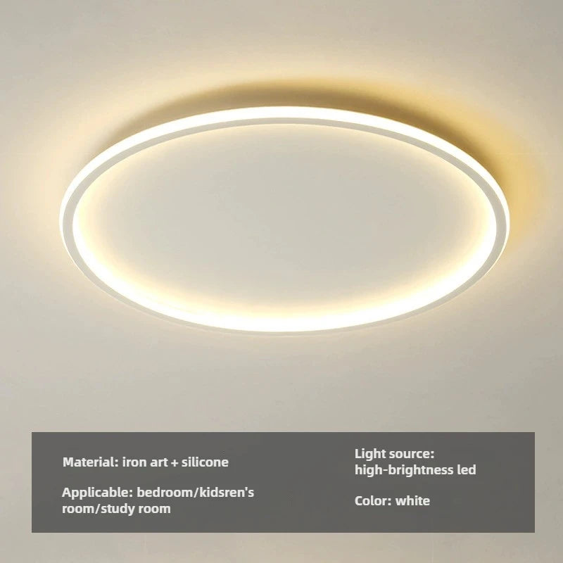 Dimmable Ultra-Thin LED Ceiling Light with Remote Control - Modern Design