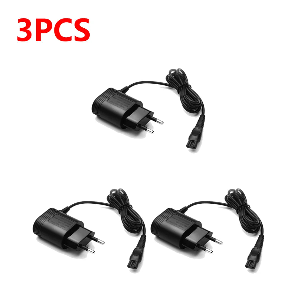 Philips-Compatible Electric Shaver Adapter Charger - EU Plug