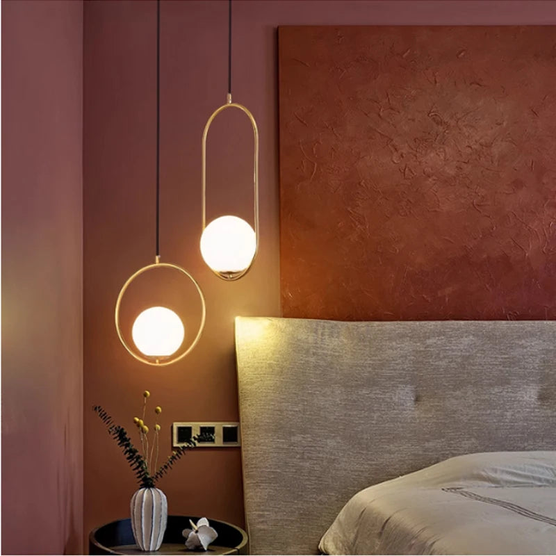 Modern Glass Ball Pendant Light for Dining & Kitchen - Ramalho