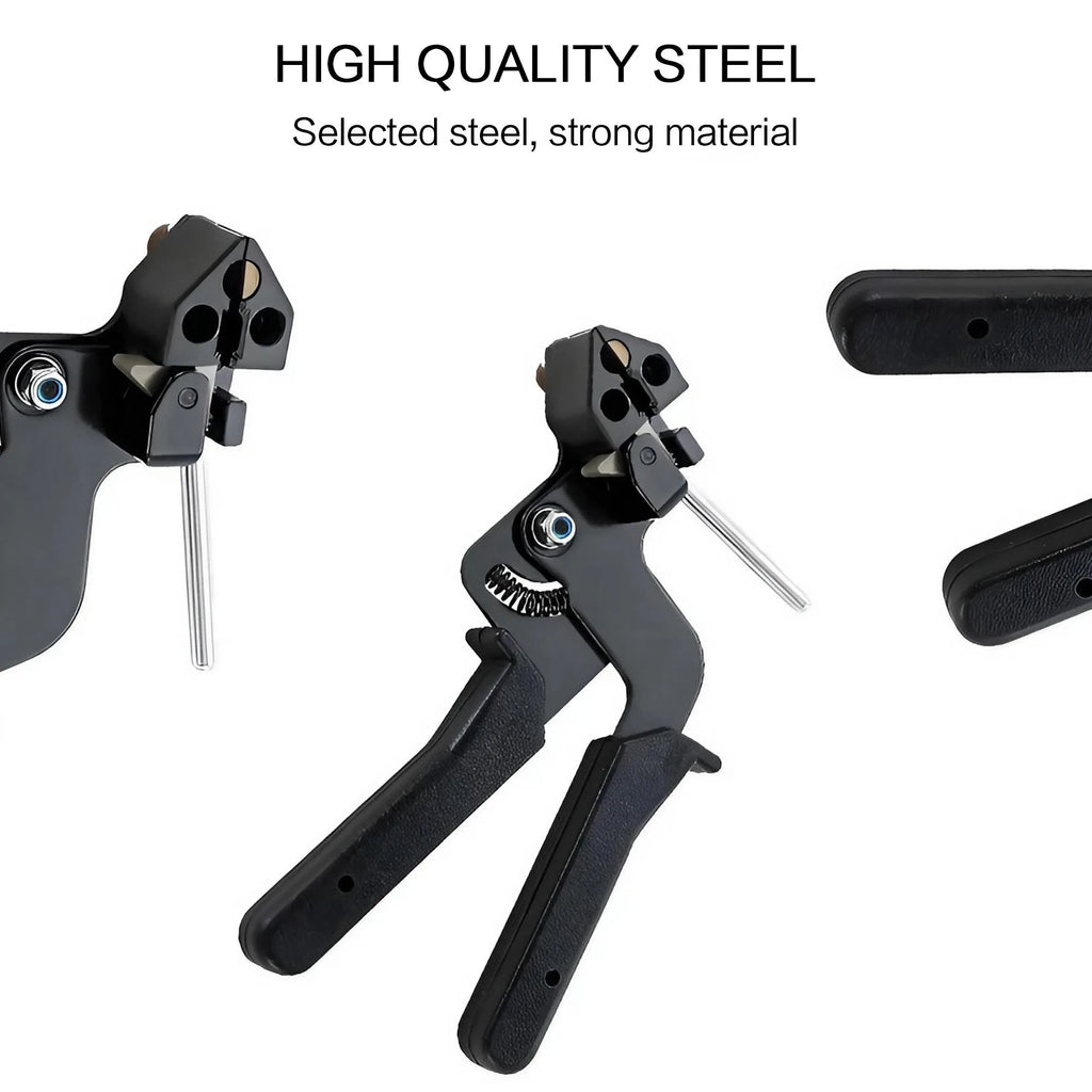 Stainless Steel Cable Tie Tensioner with Built-In Cutter