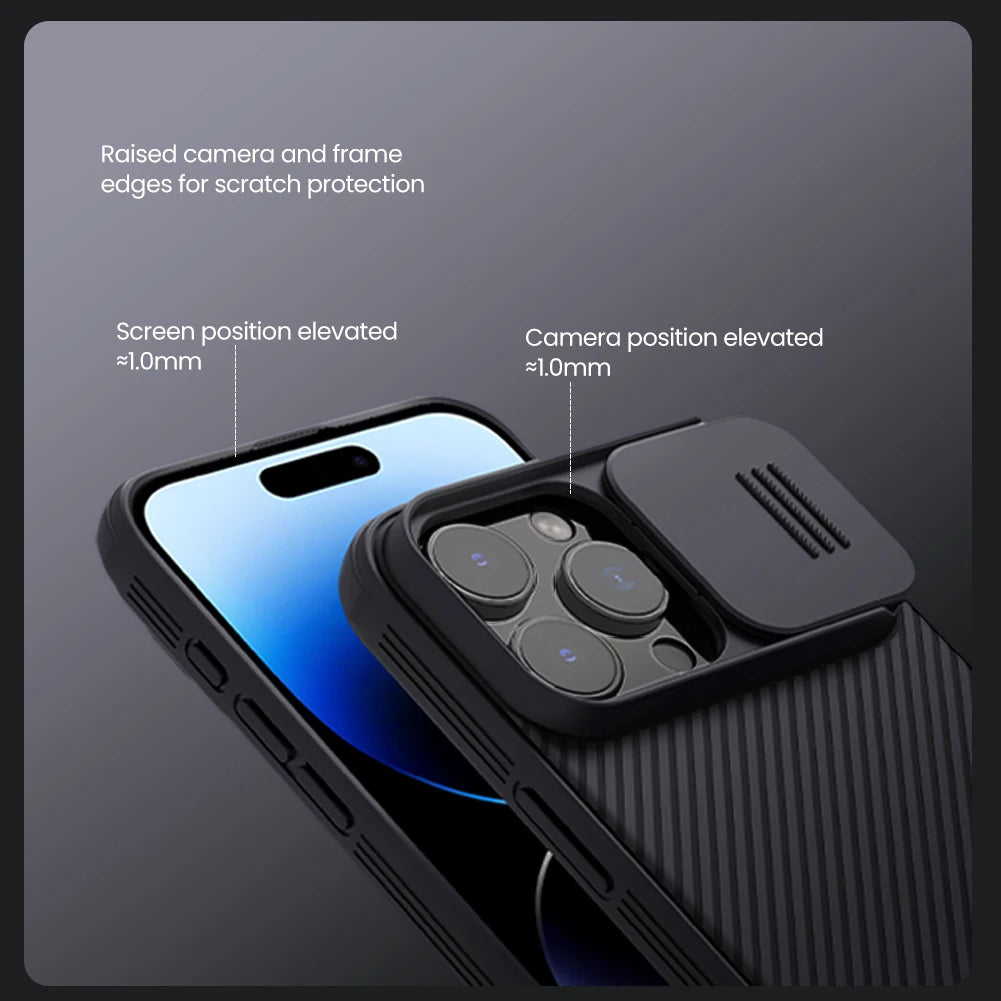 Nillkin CamShield Pro Magnetic Case for iPhone 16 - Ultimate Protection