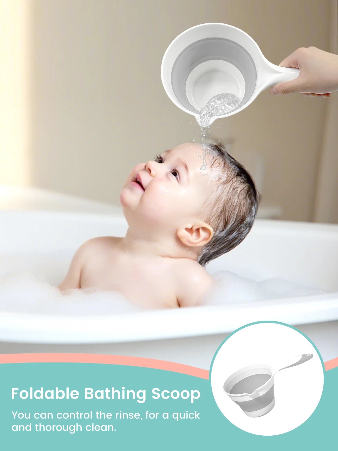 Portable Hair Washing Ladle – Effortless Bathing for All Ages