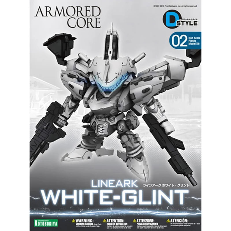 Kotobukiya Armored Core D-STYLE White Glint Model Kit - Collectible Figure
