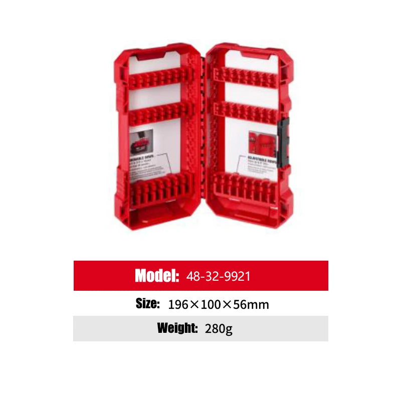 Milwaukee Customizable Storage Case for Impact Driver Accessories