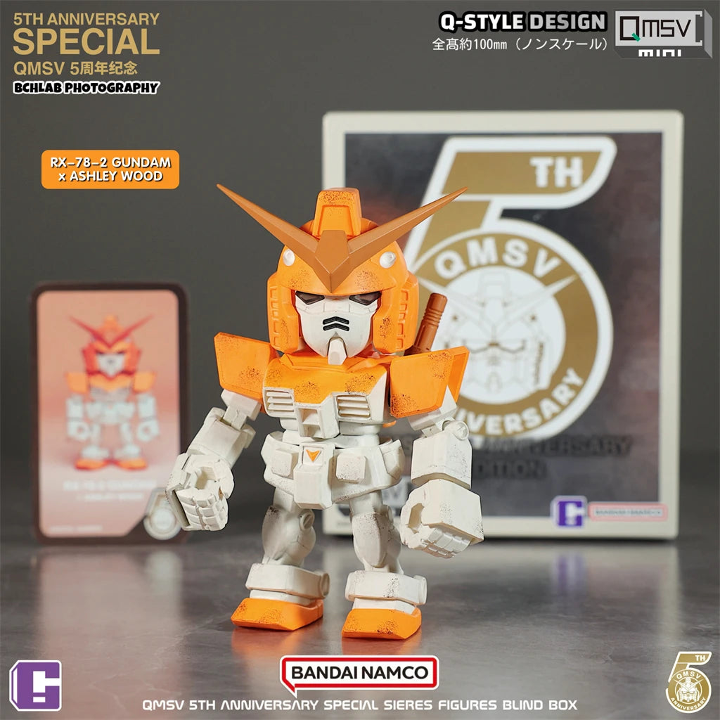 Bandai QMSV Mini5 5th Anniversary Artist Gundam Ornament Gift
