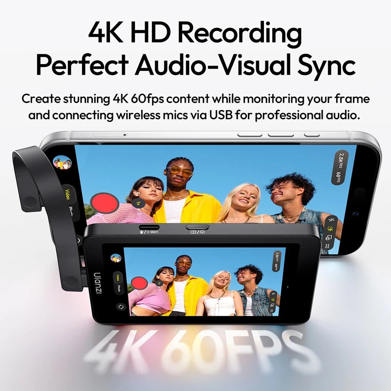 Ulanzi VM1 Vlog Selfie Monitor for iPhone & Android - Bright & Portable