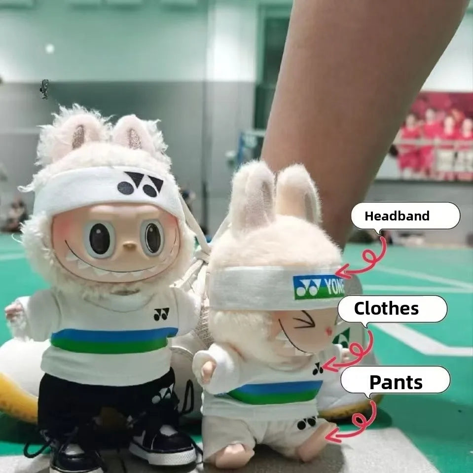 Stylish Sports Doll Clothing Set for Badminton Enthusiasts