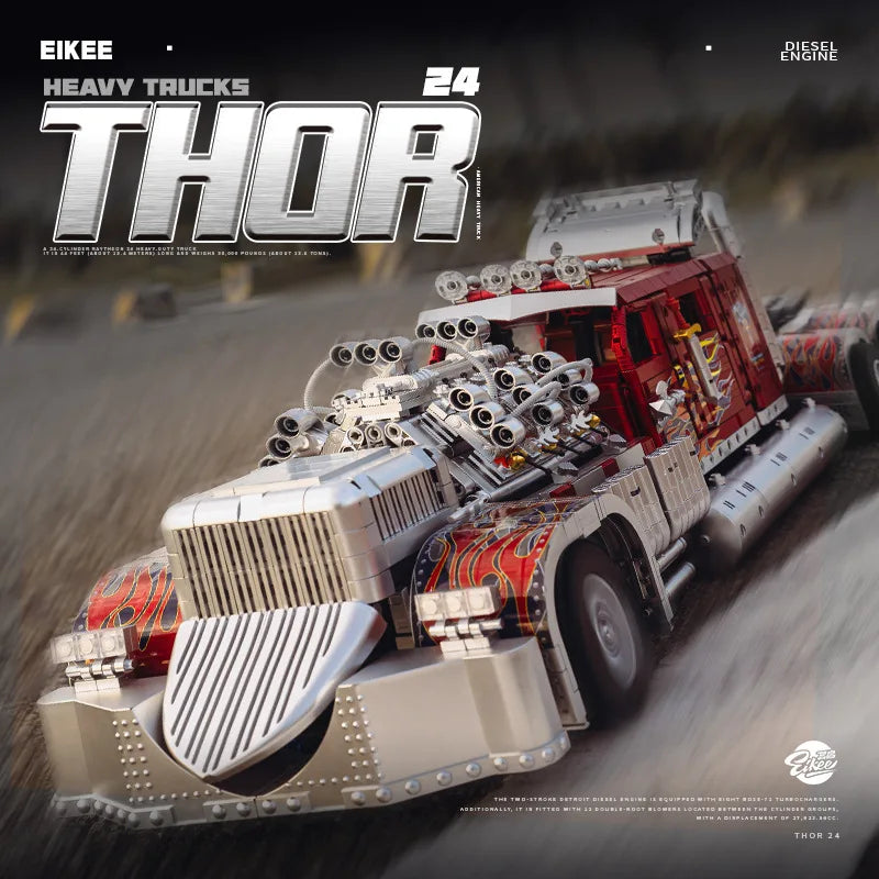 MOULD KING 3485PCS Heavy Truck Building Blocks for Kids - Awesome Gift!