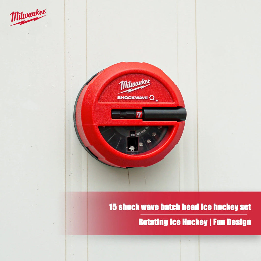Milwaukee 15-Piece SHOCKWAVE Impact Bit Set | Heavy-Duty Drill Bits