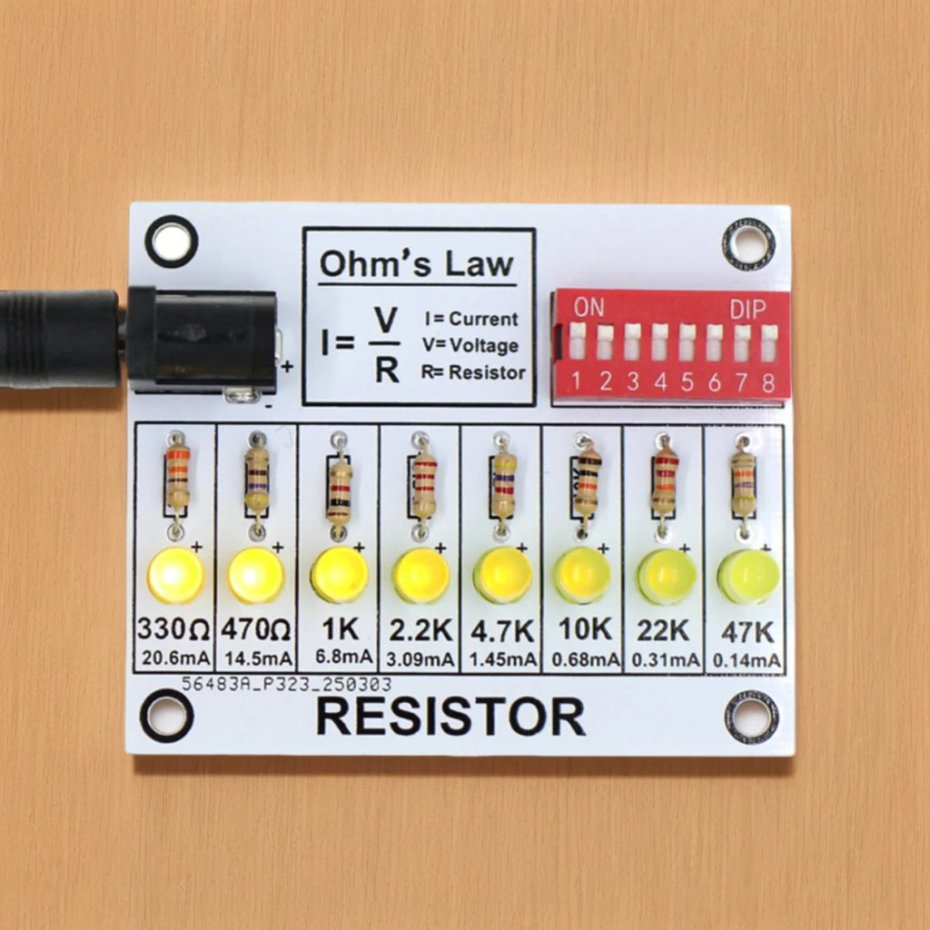 Ohm Law DIY Soldering Kit - Fun Electronic Circuit Learning