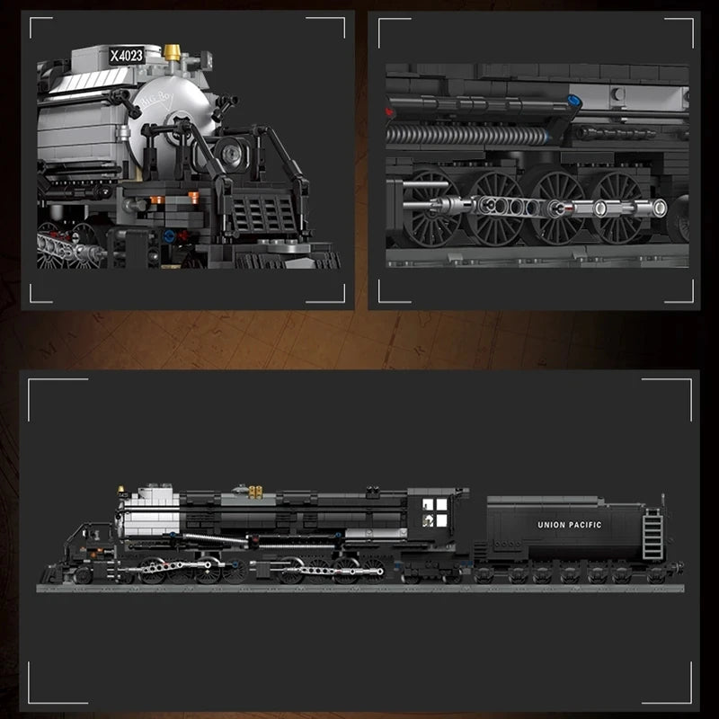 Union Pacific Big Boy Model Train Building Blocks – 1608 Pieces