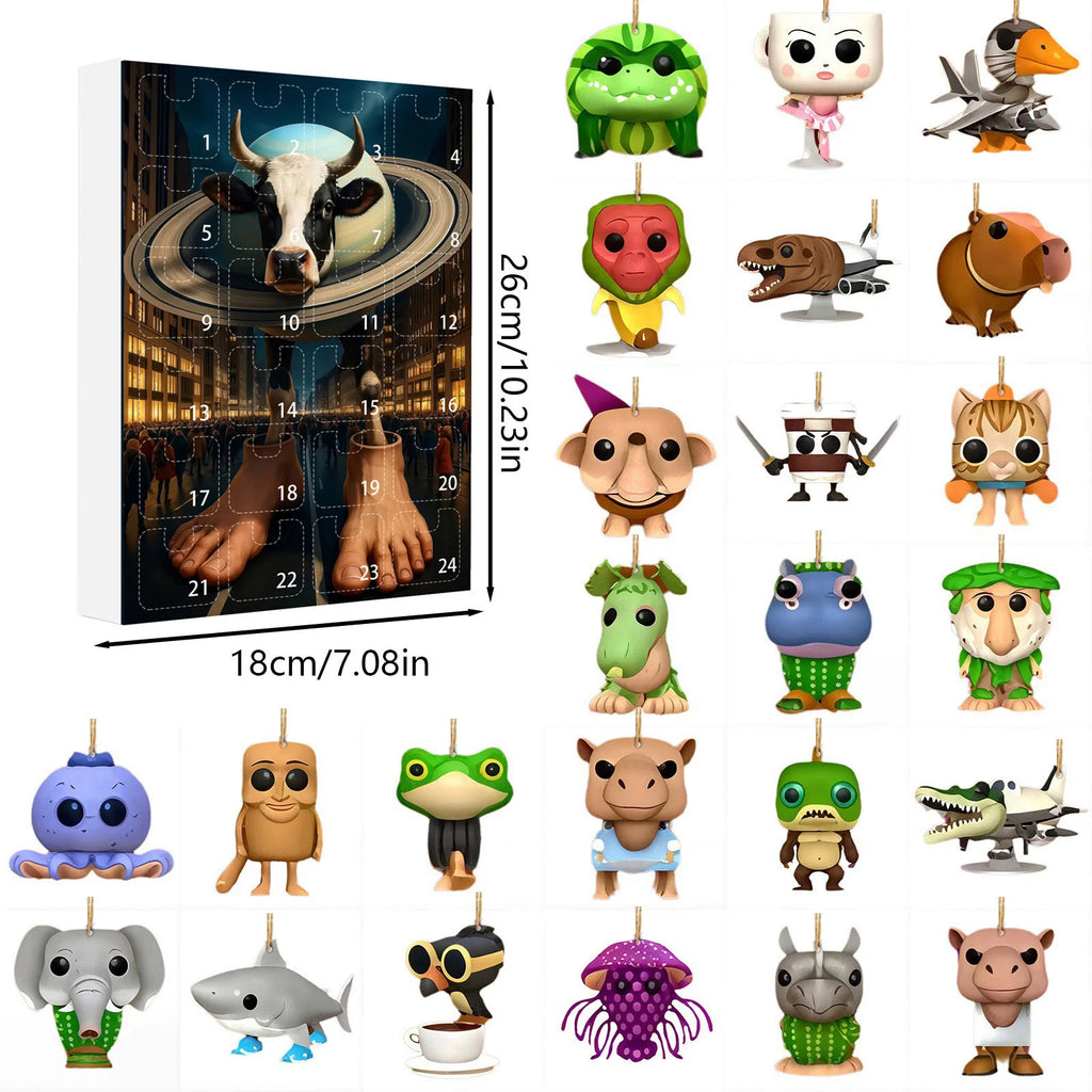 2025 Christmas Countdown Advent Calendar - 24 Days of Fun Surprises