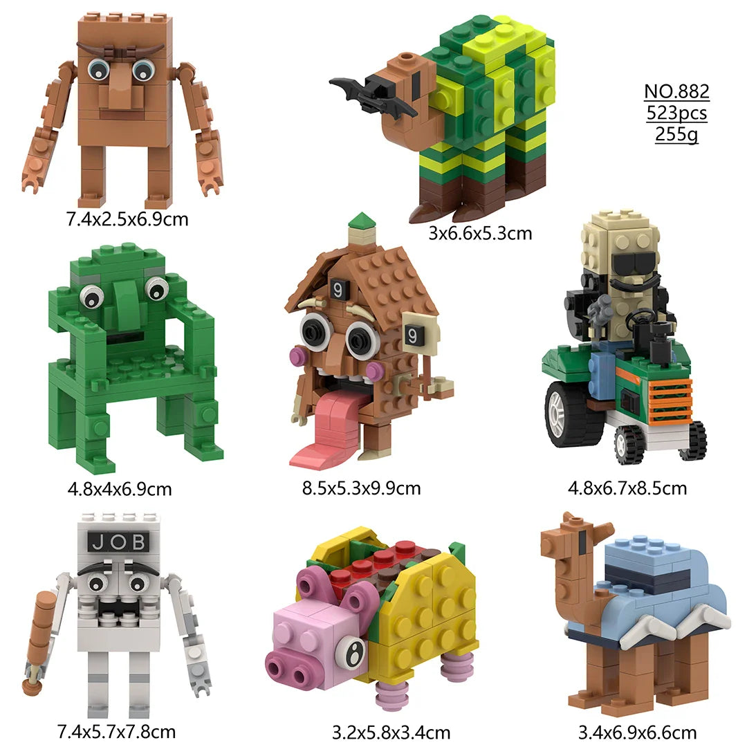 Tung Tung Animal Building Blocks - Creative Imagination Toy for Kids