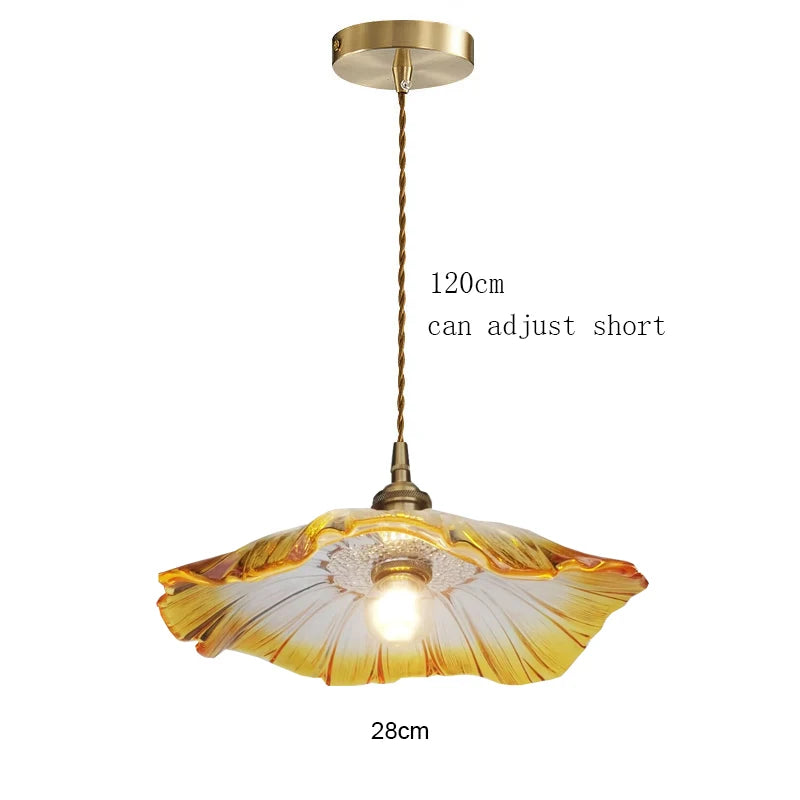 Elegant Retro French Glass Pendant Chandelier for Stylish Spaces