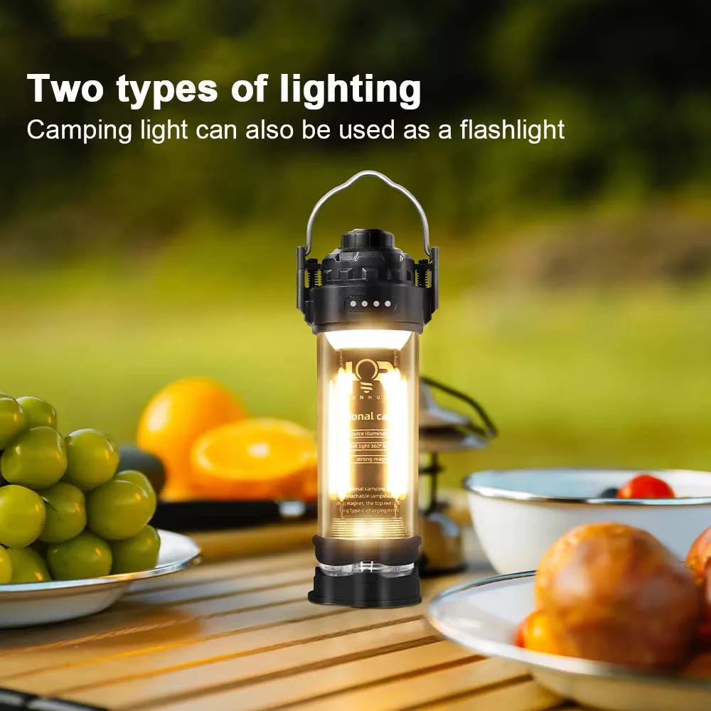 DOTWISE 3000mAh Portable Retro Camping Lantern - Waterproof & Dimmable