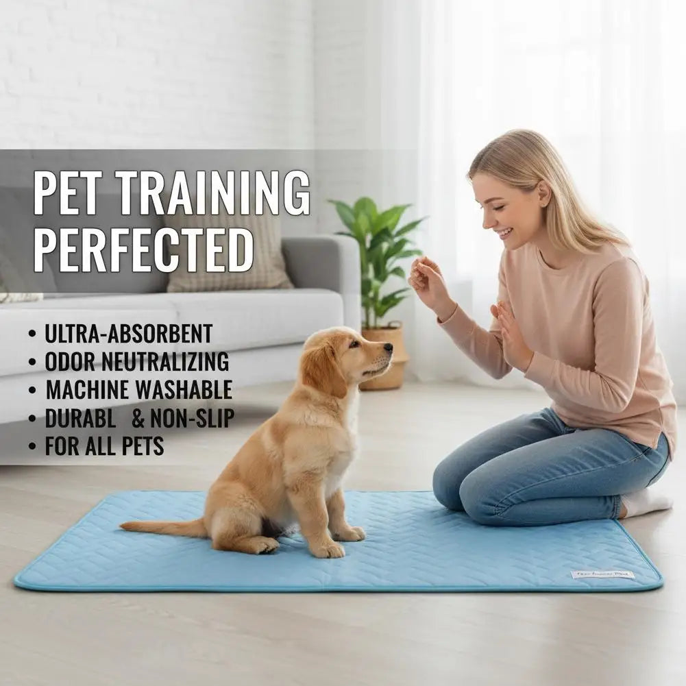 Cooling Pet Mat for Dogs & Cats - Summer Ice Silk Sleeping Pad