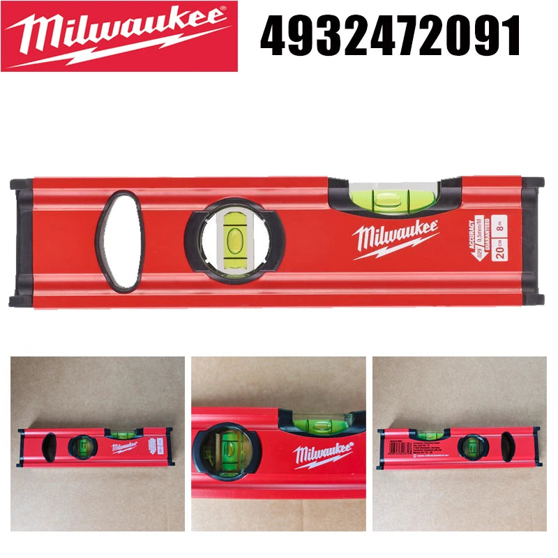 Milwaukee 8-Inch Aluminum Torpedo Level - Precision Accuracy & Durability