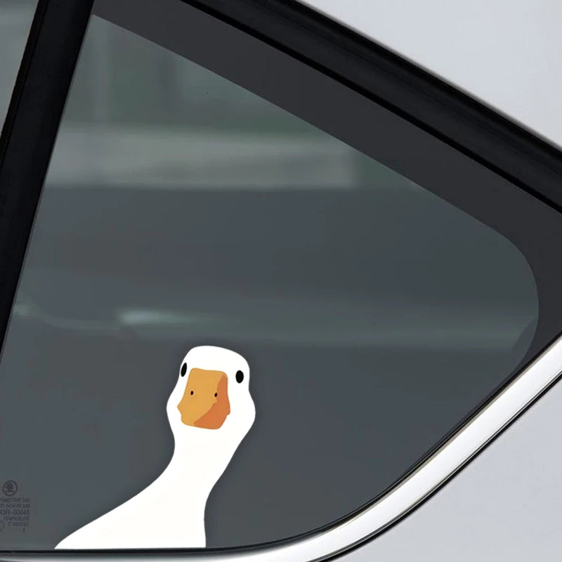 Adorable Weatherproof Vinyl Duck Decal for Cars & Trucks