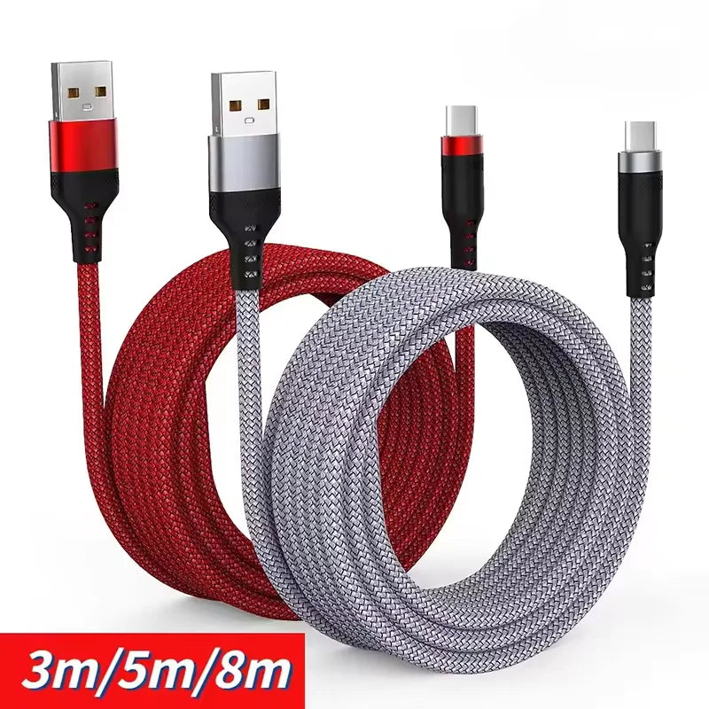 6A USB Type-C Fast Charge Cable - Quick Charging for iPhone & Android