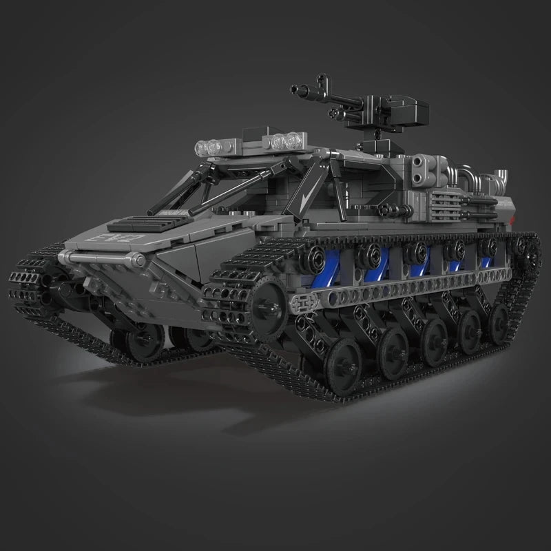 Remote Control All-Terrain Block Tank Model - Fun Building Experience