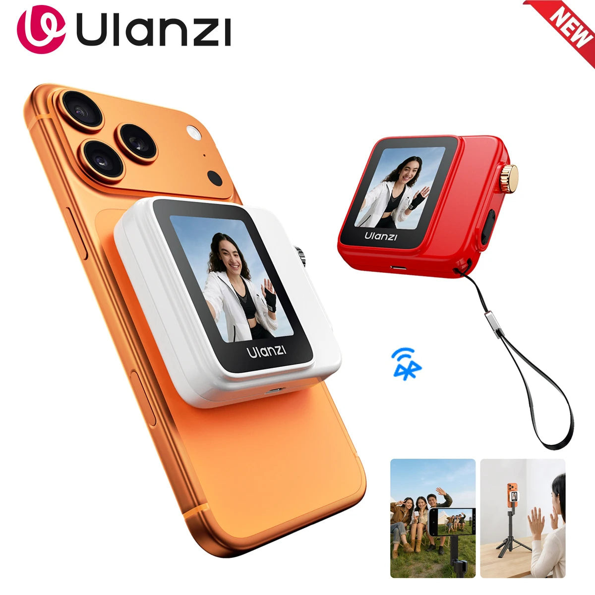 Ulanzi VM02 Magnetic Selfie Monitor for iPhone & Android Vlogging