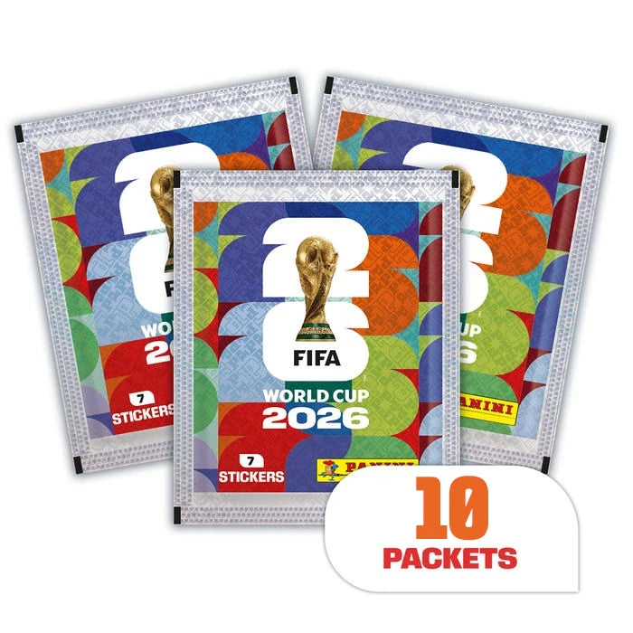 FIFA 2026 World Cup Official Sticker Set - 50 Packs, 350 Stickers