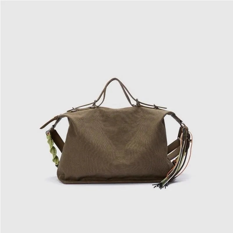UREASTER Large Capacity Braided Rope Tote Bag - Trendy & Durable