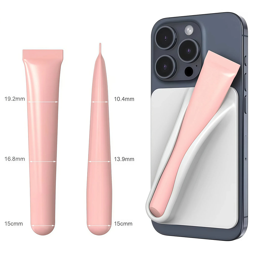 Silicone Lipstick Holder Stand for iPhone 15 & Samsung S24 | Strong Adhesive