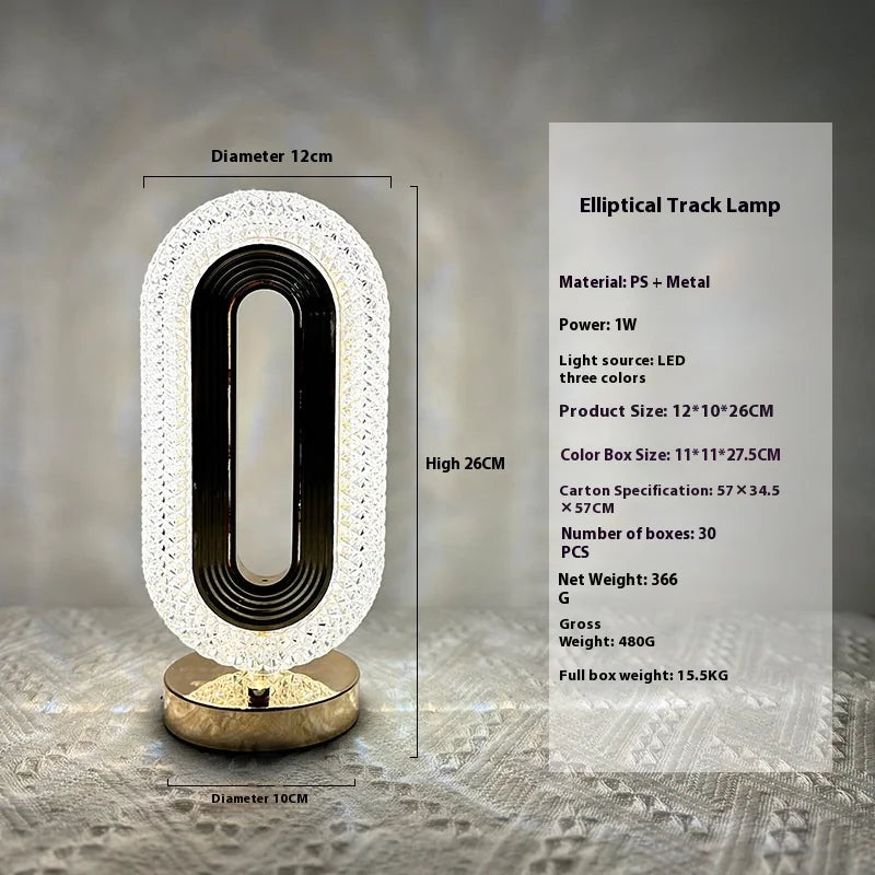 Modern LED Touch Table Lamp - Romantic 3-Color Night Light