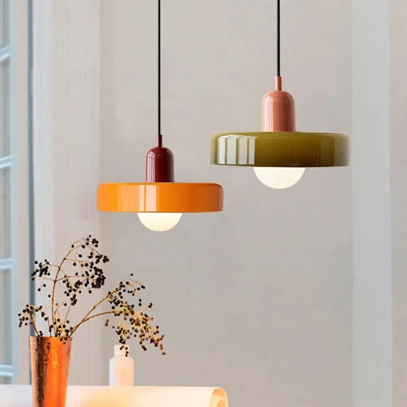 Stylish Modern Glass Pendant Light for Home & Dining Spaces