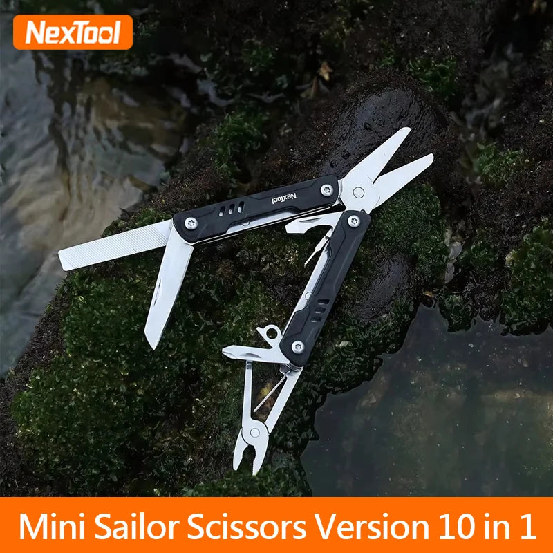 NexTool 10-in-1 Mini Sailor Scissors & EDC Multitool