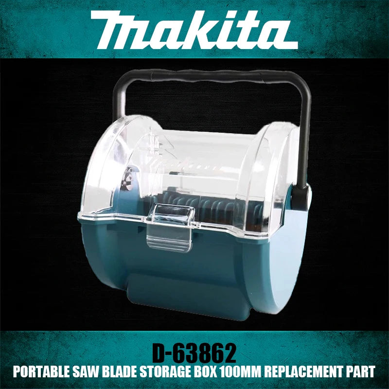 Makita Portable 100mm Saw Blade Storage Box - Essential Power Tool Accessory