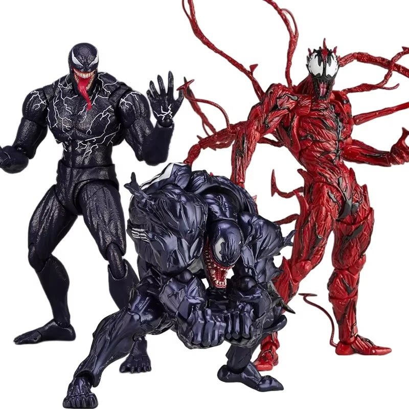 Venom Carnage Action Figure - Movable Spider-Man Collectible Doll